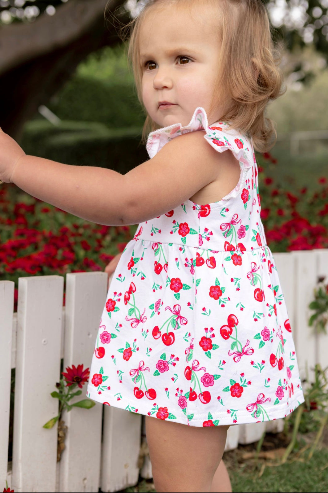 Milky Sweet Cherry Baby Dress