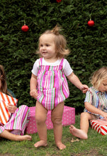 Load image into Gallery viewer, Milky Crinkle Stripe Playsuit
