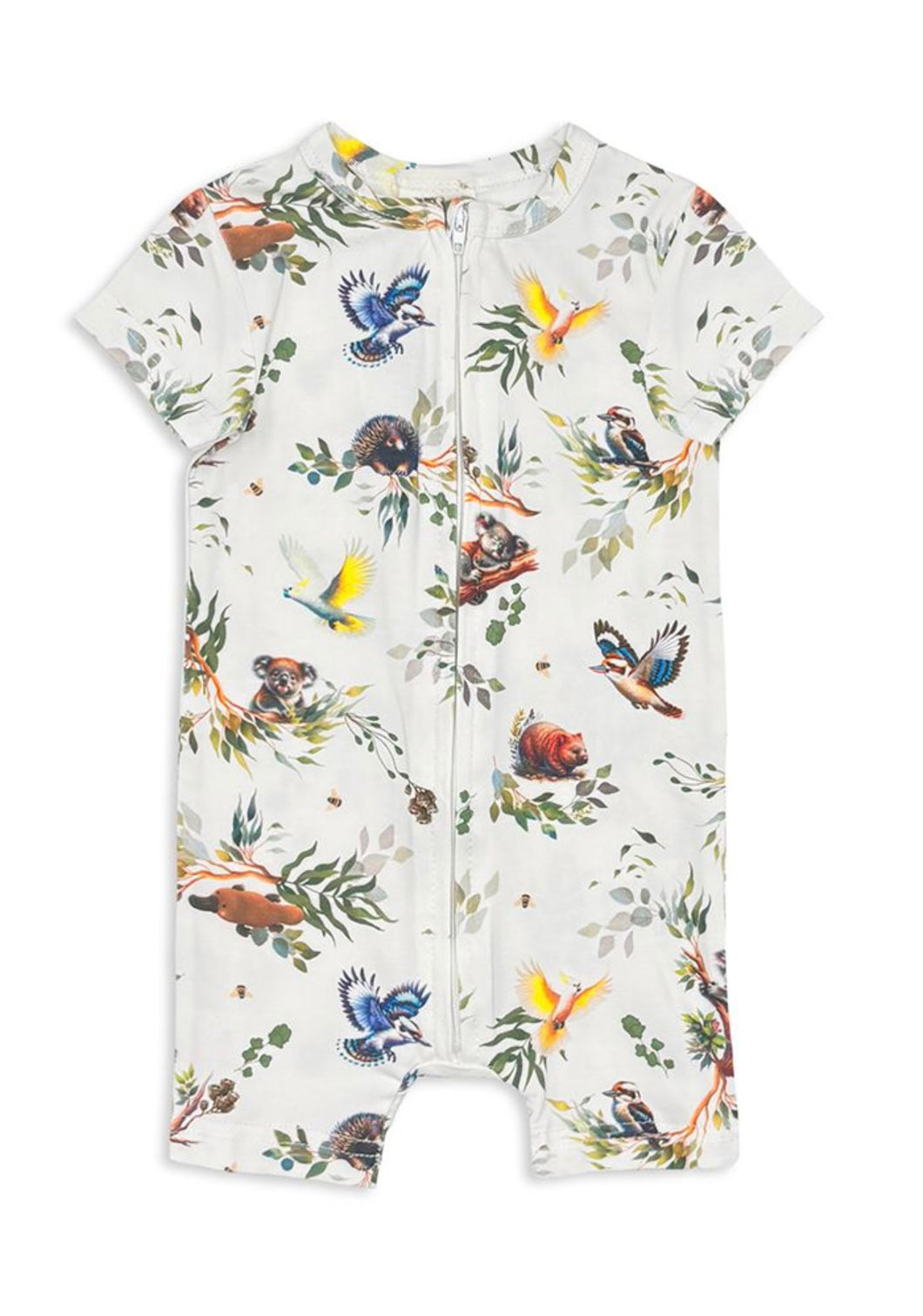 Milky - Gumnut Zip Romper -