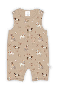 Confetti Kidz - Sleeveless Romper - Happy Cactus, Dreamy Sheep, Show Pups