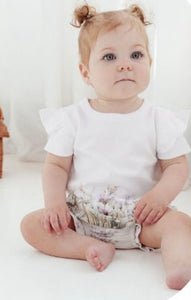 Aster & Oak - Flower Garden Print Tee - White