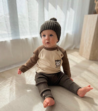 Load image into Gallery viewer, Aster &amp; Oak Espresso Knit Rib Legging
