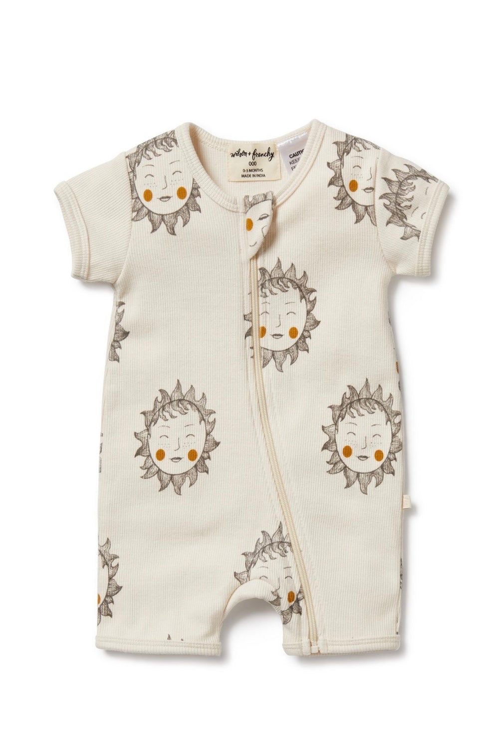 Wilson and Frenchy- Shine On Me Organic Zipsuit
