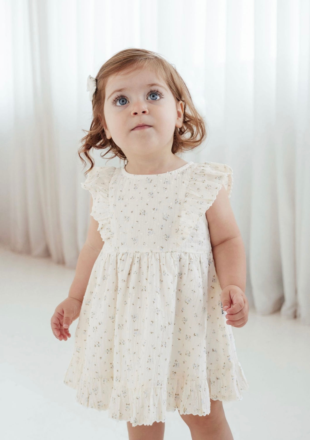 Aster & oak - Sofia Ruffle Dress - Ivory