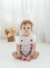 Load image into Gallery viewer, Aster &amp; Oak - Carousel Ponies Ruffle Playsuit - Mauve
