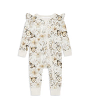 Load image into Gallery viewer, Aster &amp; Oak Butterfly Fields Zip Romper
