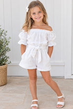 Load image into Gallery viewer, Tiny Twig - Jumpsuit - White Crinkle
