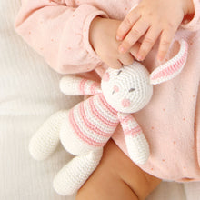 Load image into Gallery viewer, Albetta - Crochet Bunny Rattle Toy
