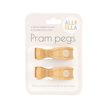 Load image into Gallery viewer, All4 Ella Pram Pegs - set of 2 - Blue, Pink, Sand or Mustard
