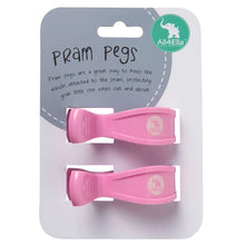 Load image into Gallery viewer, All4 Ella Pram Pegs - set of 2 - Blue, Pink, Sand or Mustard
