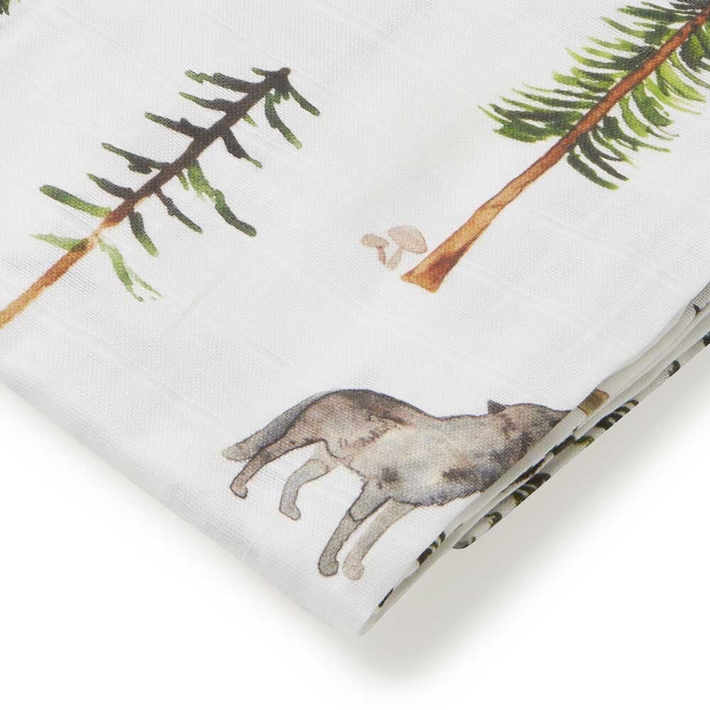 Snuggle Hunny  Organic Muslin Wrap - Tea Party, White Rabbit, Strawberry, Lion, Alpha or Vintage Cars
