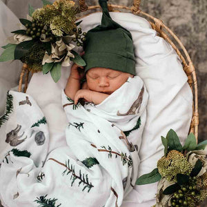 Snuggle Hunny  Organic Muslin Wrap - Lion, Alpha, Golden Flower or Sunflower, Cherry Blossom