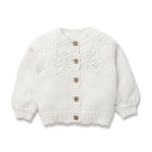 Aster & Oak - Ivory Knit Cardigan