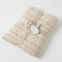 Load image into Gallery viewer, Jiggle &amp; Giggle Aurora baby Blanket - Oatmeal or Biscuit
