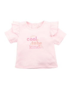 Fox & Finch - Bebe- Cool to be Kind Tee- Soft Pink