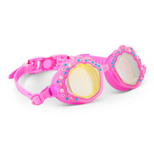 Load image into Gallery viewer, Sal &amp; Be - Bling 2 0 Swim Goggles - White Cherry Blossom, Jawsome,Jetaime,Princess Crown,Serpent, Shore - Seashell Pink, Tropical Tanzanite,prehistoric Times - Carnivore, Cake whoopie pie,Multi, Draco the Dragon, Strange Things
