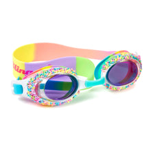Load image into Gallery viewer, Sal &amp; Be - Bling 2 0 Swim Goggles - White Cherry Blossom, Jawsome,Jetaime,Princess Crown,Serpent, Shore - Seashell Pink, Tropical Tanzanite,prehistoric Times - Carnivore, Cake whoopie pie,Multi, Draco the Dragon, Strange Things
