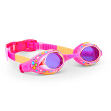 Load image into Gallery viewer, Sal &amp; Be - Bling 2 0 Swim Goggles - White Cherry Blossom, Jawsome,Jetaime,Princess Crown,Serpent, Shore - Seashell Pink, Tropical Tanzanite,prehistoric Times - Carnivore, Cake whoopie pie,Multi, Draco the Dragon, Strange Things
