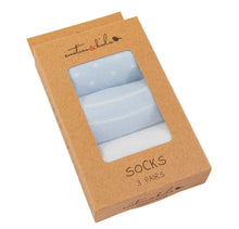 Load image into Gallery viewer, Emotion Kids - Classic 3 pack socks - pink or blue
