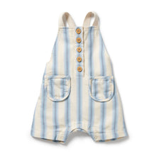 Load image into Gallery viewer, Wilson &amp; Frenchy - Deep Blue Stripe organic cotton Overall
