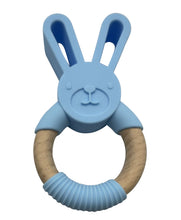 Load image into Gallery viewer, Emotion Kids - Bunny Silicone Teether-  Pink
