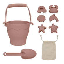 Load image into Gallery viewer, Living Textiles - 8pc Silicone Bucket set - Light Blue or Light Pink
