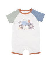 Load image into Gallery viewer, Bebe - Clayton Farm Scene Short Sleeve Romper
