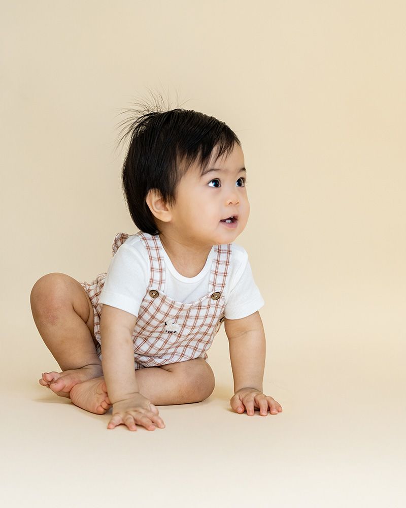 Bebe - Clayton Check Bodysuit - 2 piece set