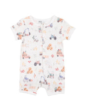 Load image into Gallery viewer, Bebe - Clayton Short Sleeve Zipsuit
