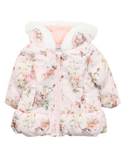 Load image into Gallery viewer, Bebe - Dotti Print Hooded Coat - Dotti Print
