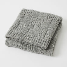 Load image into Gallery viewer, Pilbeam - Florence Wool Blend Baby Blanket - Grey or Dusty Pink
