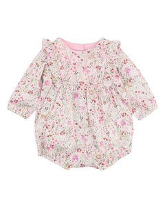 Bebe - Flossy - Long Sleeve Romper - Flossy Print