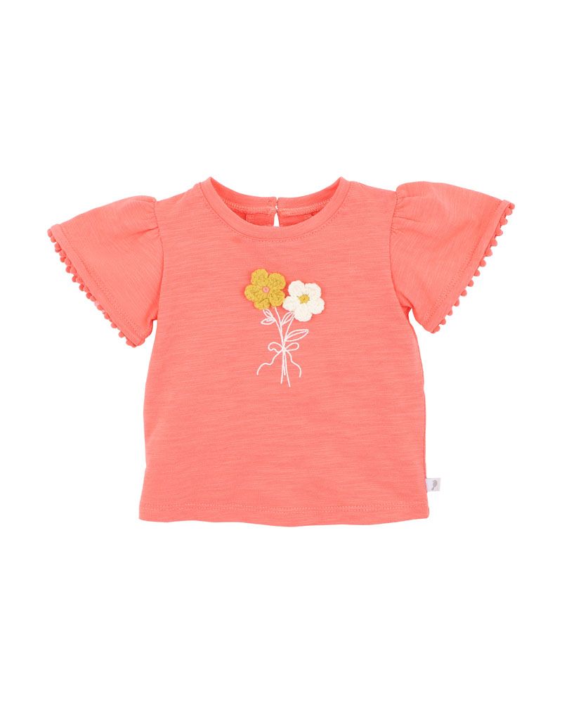 Fox & Finch/Bebe - grow wild good vibes Tee - Coral