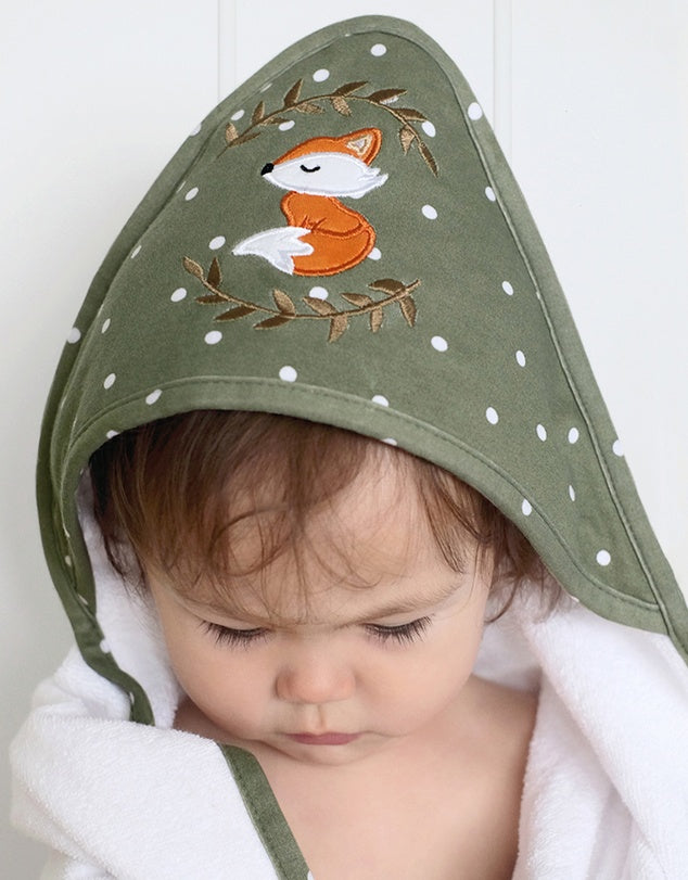 Living Textiles - Hooded Towel - Forest Retreat