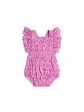 Load image into Gallery viewer, Hux Baby - Frilly Broderie Playsuit
