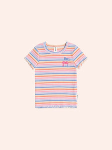 Hux Baby Rainbow Rib Tee - Multi
