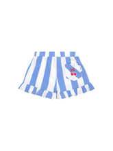 Load image into Gallery viewer, Hux Baby -  Seaside Cherry Stripe Frill Skort - Seaside/almond milk
