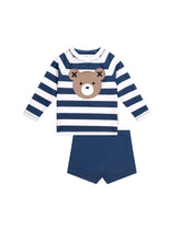 Load image into Gallery viewer, Hux Baby - French Navy Swim Suit
