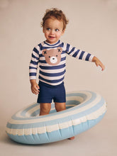 Load image into Gallery viewer, Hux Baby - French Navy Swim Suit
