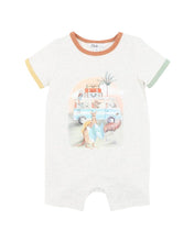 Load image into Gallery viewer, Bebe - Ivan Camp scene Short Sleeve Romper
