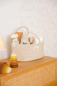 Kiin - Cotton Rope Nappy Caddy Organiser