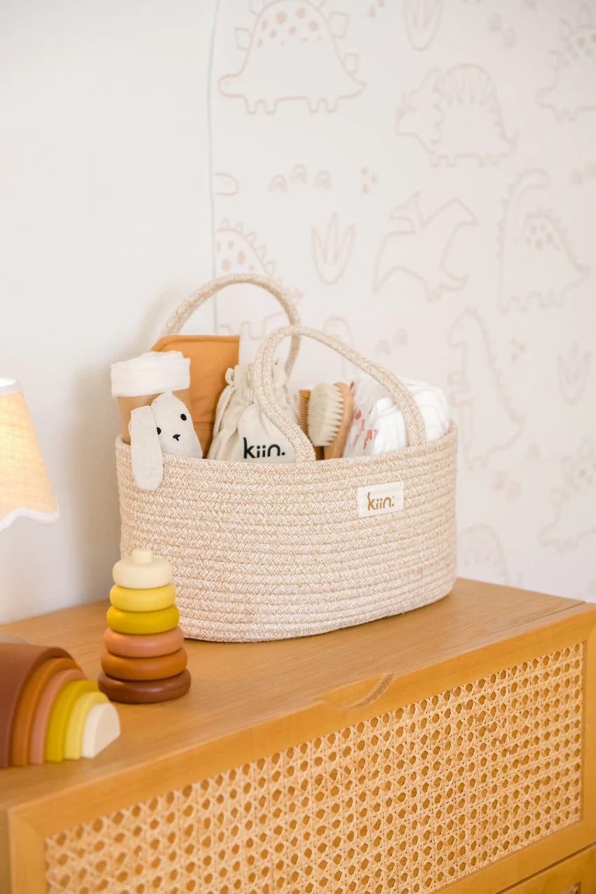 Kiin - Cotton Rope Nappy Caddy Organiser