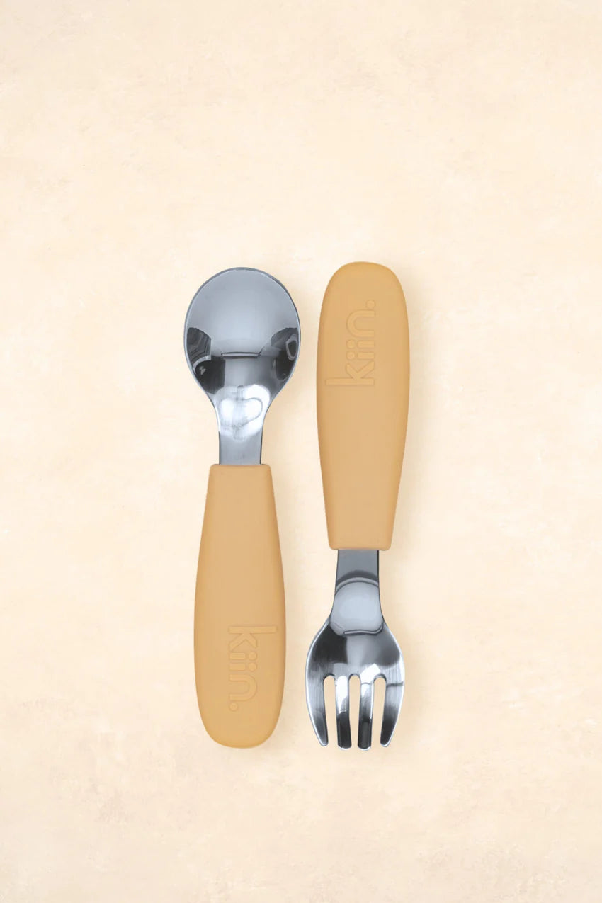 Kiin - Cutlery Set - Tan handle