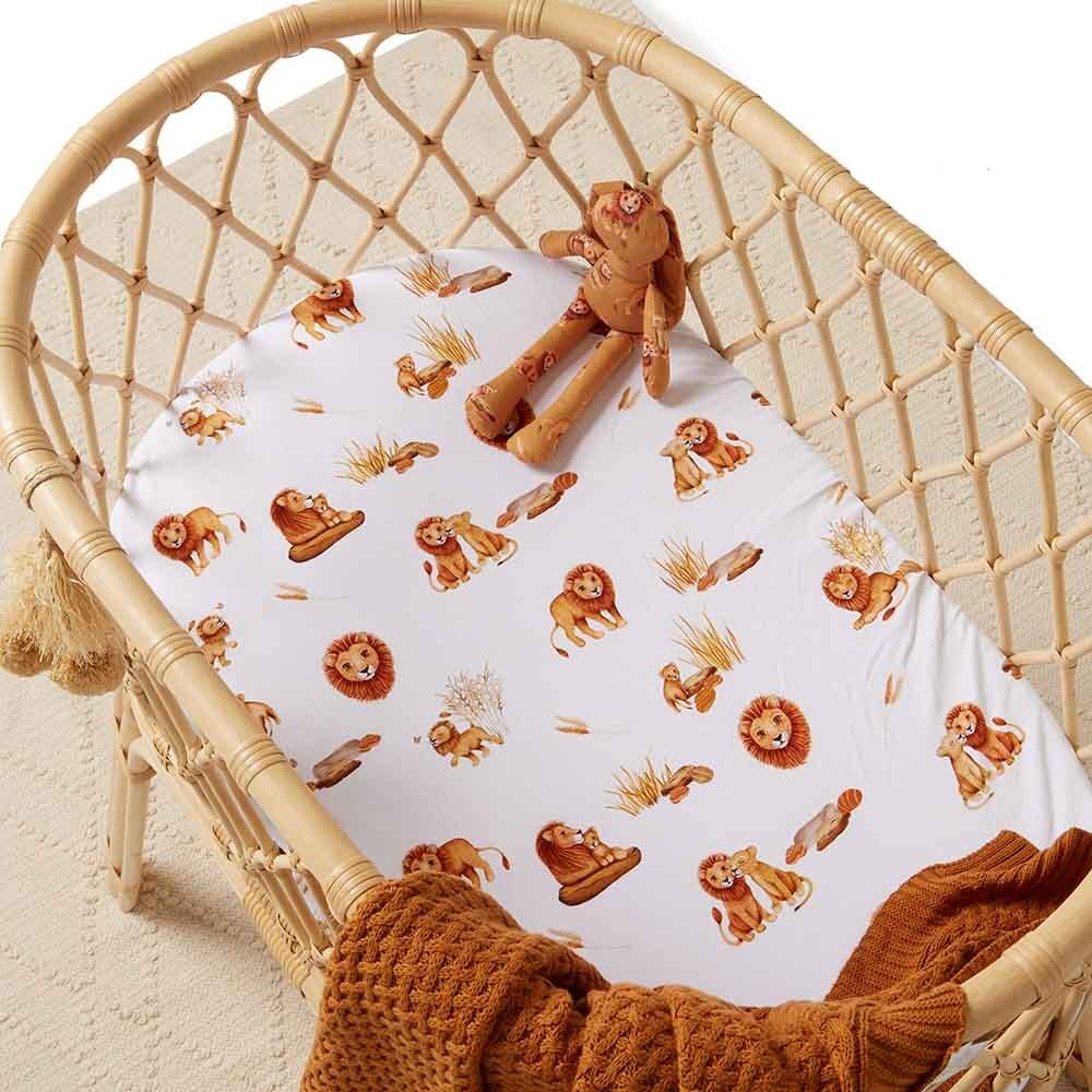 Snuggle Hunny - Bassinet Sheet/Change Pad Cover - lion or Butterfly