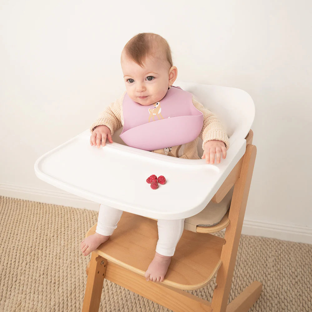 Living Textiles - Silicone Bibs - Fawn/Lilac