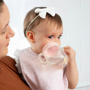 Living Textiles - Sippy Cup - Light Pink or Dusty Blue