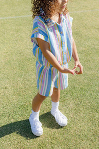 Milky - Crinkle Stripe Shirt - Stripe