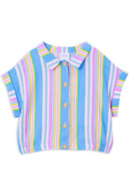 Load image into Gallery viewer, Milky - Crinkle Stripe Shirt - Stripe
