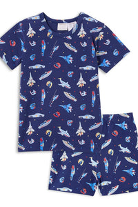Milky Jetsetter Pyjamas - Navy