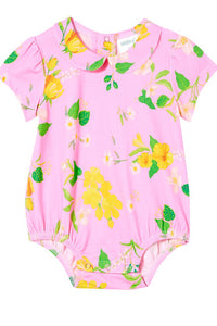 Milky- Sunshine Collared Bubbysuit- Fairyfloss